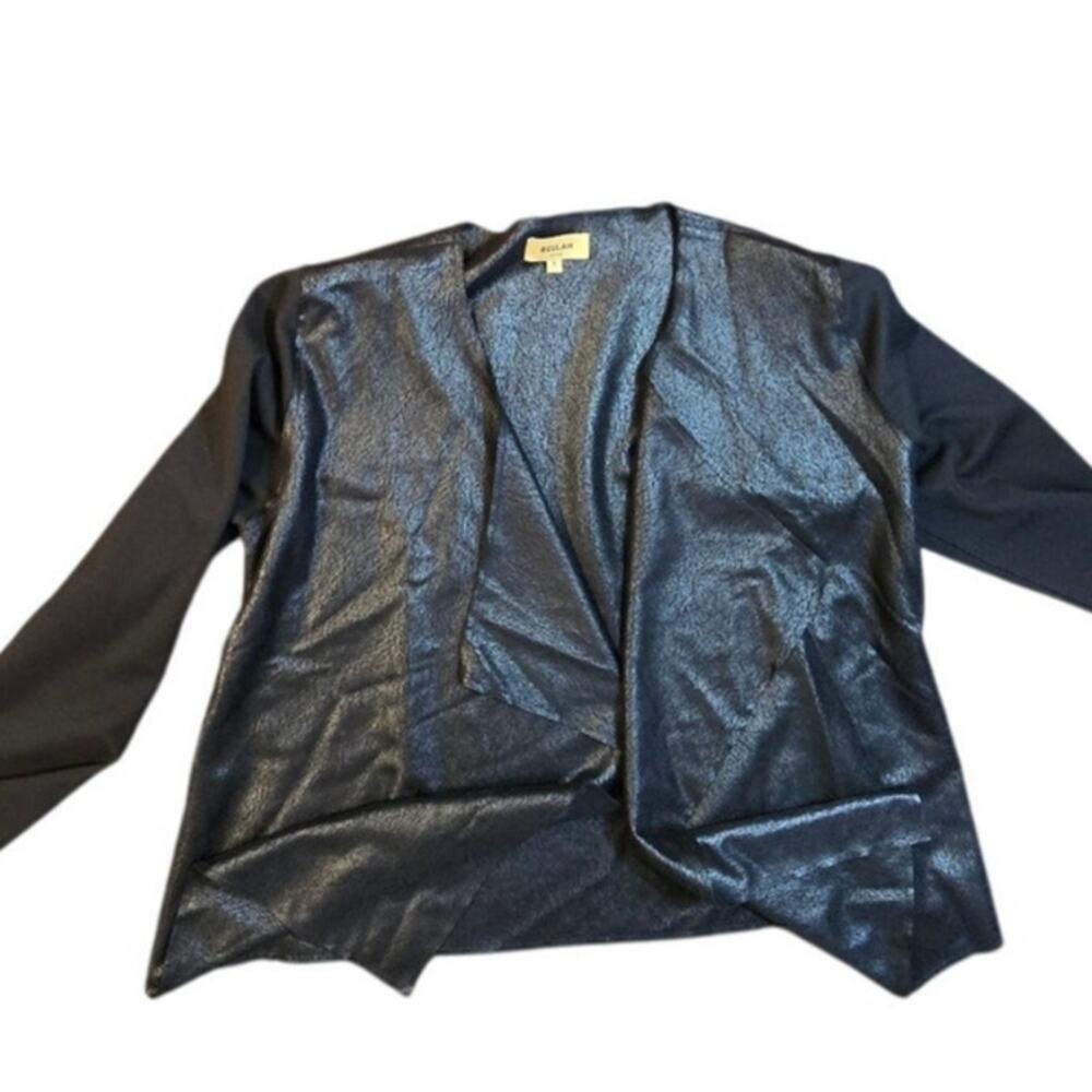 Beulah Ladies Shimmery Open Front Sweater/Jacket EUC‎ - Picture 3 of 9
